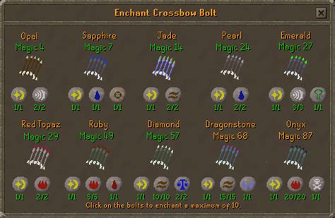 <strong>Opal bolt tips</strong> are created by using a chisel on a cut opal with 11 Fletching, yielding 1. . Osrs rune bolts